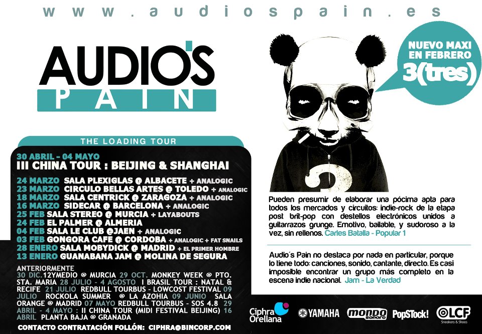 Audio's Pain - The Loading Tour